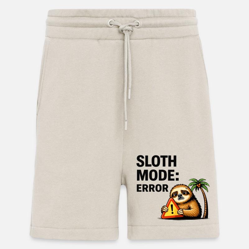 Sloth Mode Error - Shorts - made by SPREAD - WARM CLAY