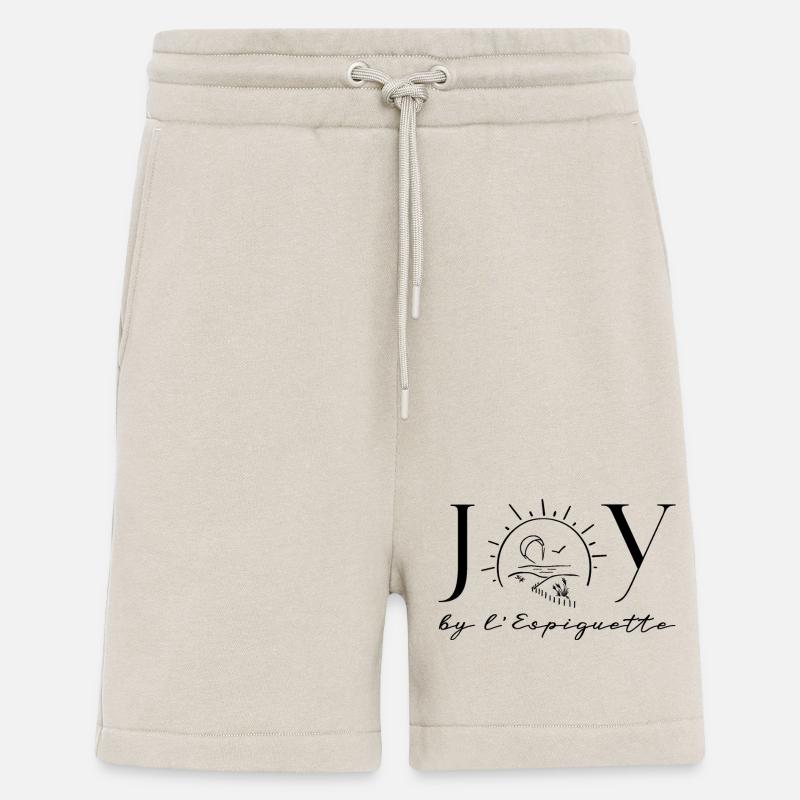 Logo_devant - Short bio décontracté fabriqué en UE - WARM CLAY