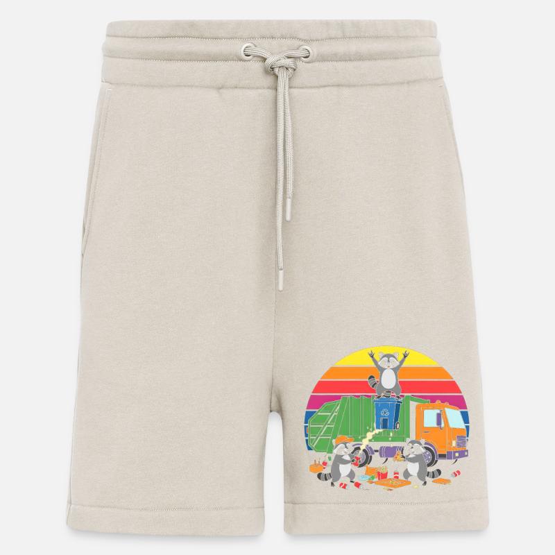 Recycling robbers in the rainbow - Shorts - made by SPREAD - WARM CLAY