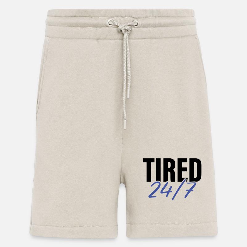 24/7 müde - Shorts - made by SPREAD - WARM CLAY