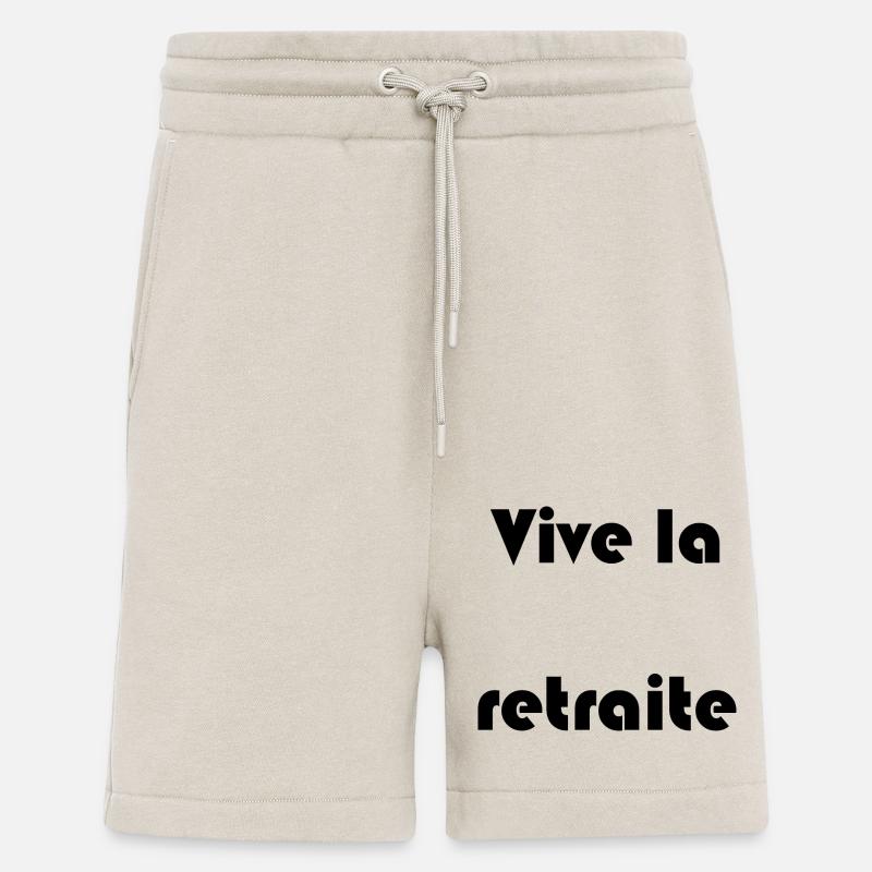 RETRAITE. RETRAITE. RETRAITEE. RETRAITE - Short bio décontracté fabriqué en UE - WARM CLAY