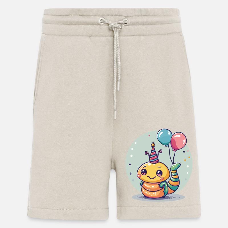 Ver Anniversaire Bébé - Short bio décontracté fabriqué en UE - WARM CLAY