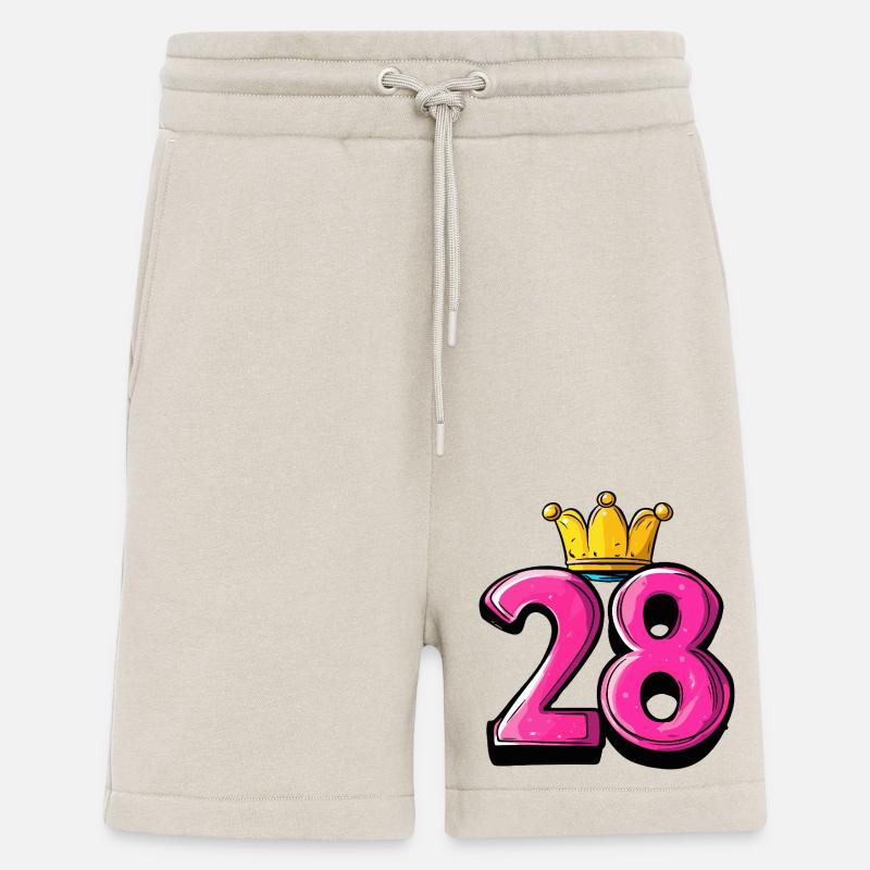 28 Zahl Krone - Shorts - made by SPREAD - WARM CLAY