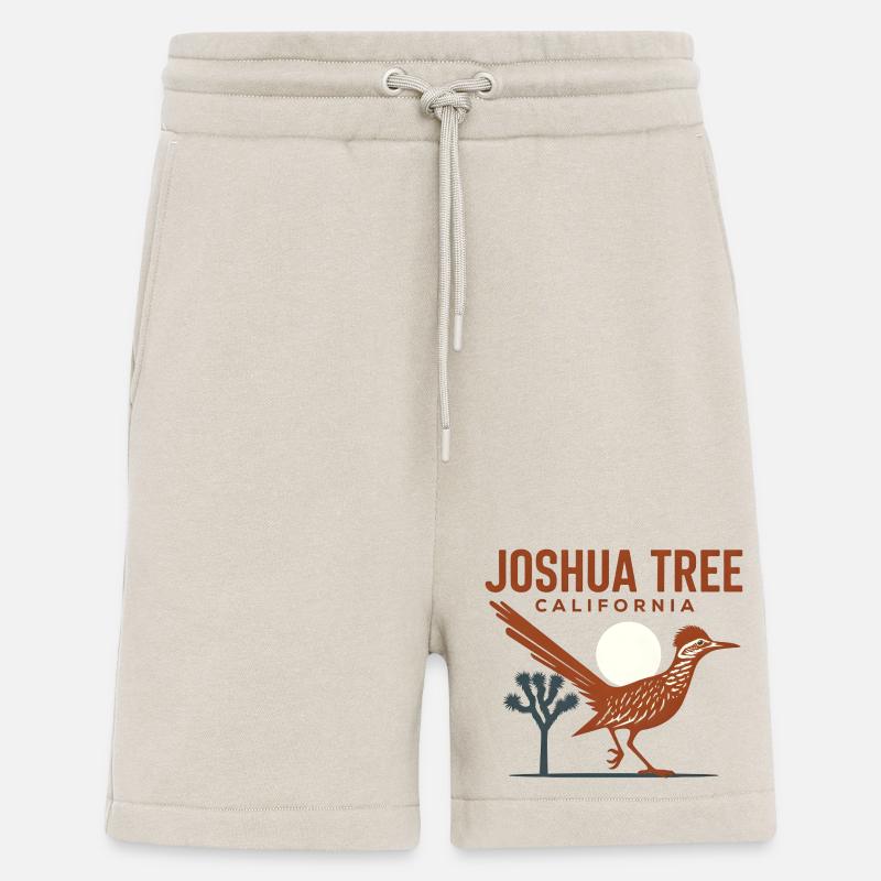 Joshua Tree Roadrunner Sunset - Shorts - made by SPREAD - WARM CLAY