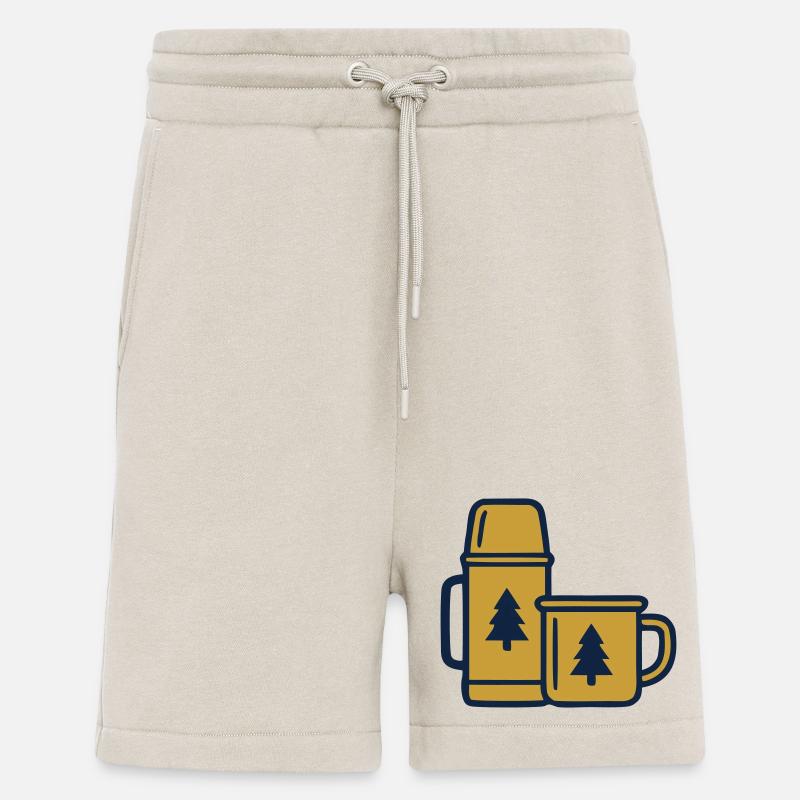 Thermos Mug Camping Forest - Shorts - made by SPREAD - WARM CLAY