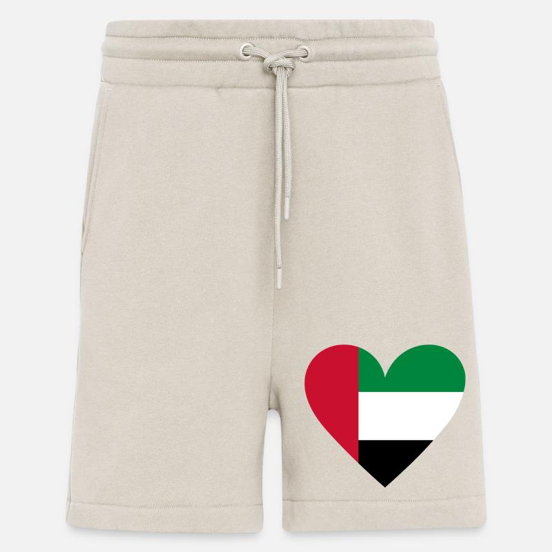 UAE Heart - Shorts - made by SPREAD - WARM CLAY