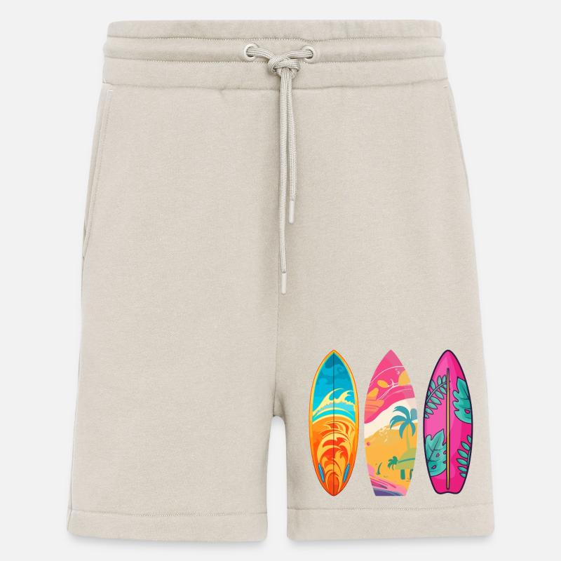 Surf Tropic Buntes Triptychon - Shorts - made by SPREAD - WARM CLAY
