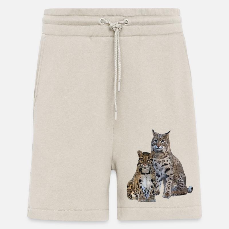 Nebelparder und Luchs - Shorts - made by SPREAD - WARM CLAY
