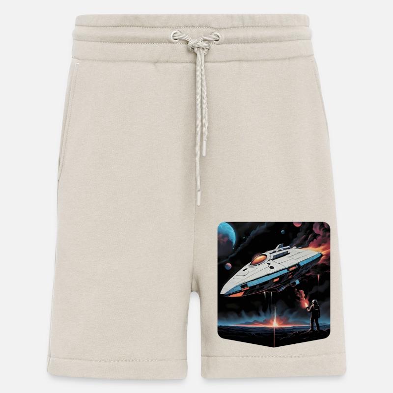Ai Planet Raumschiff - Shorts - made by SPREAD - WARM CLAY