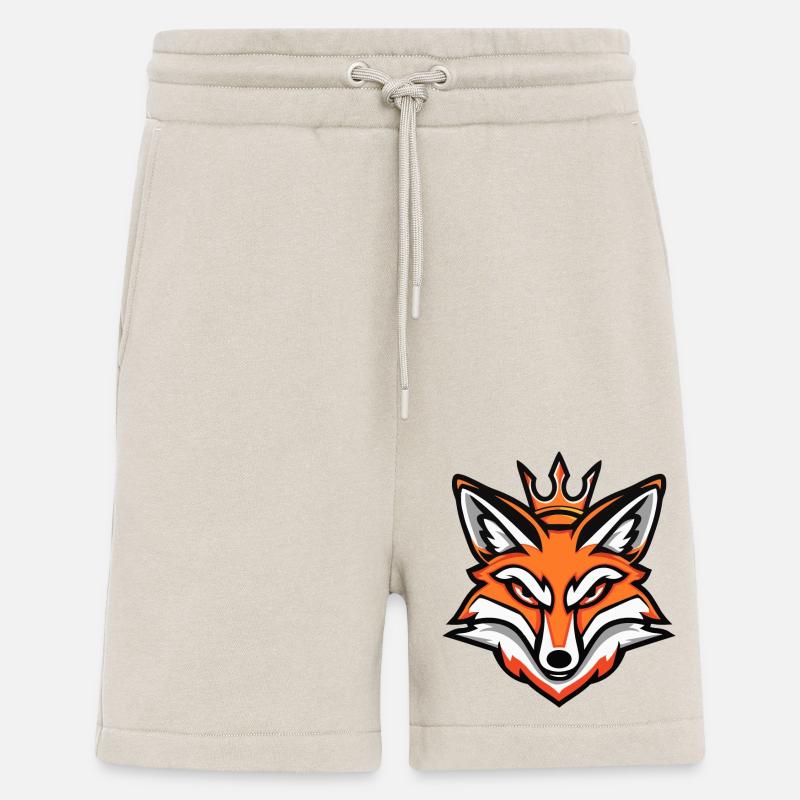 Fuchs Kopf Krone - Shorts - made by SPREAD - WARM CLAY