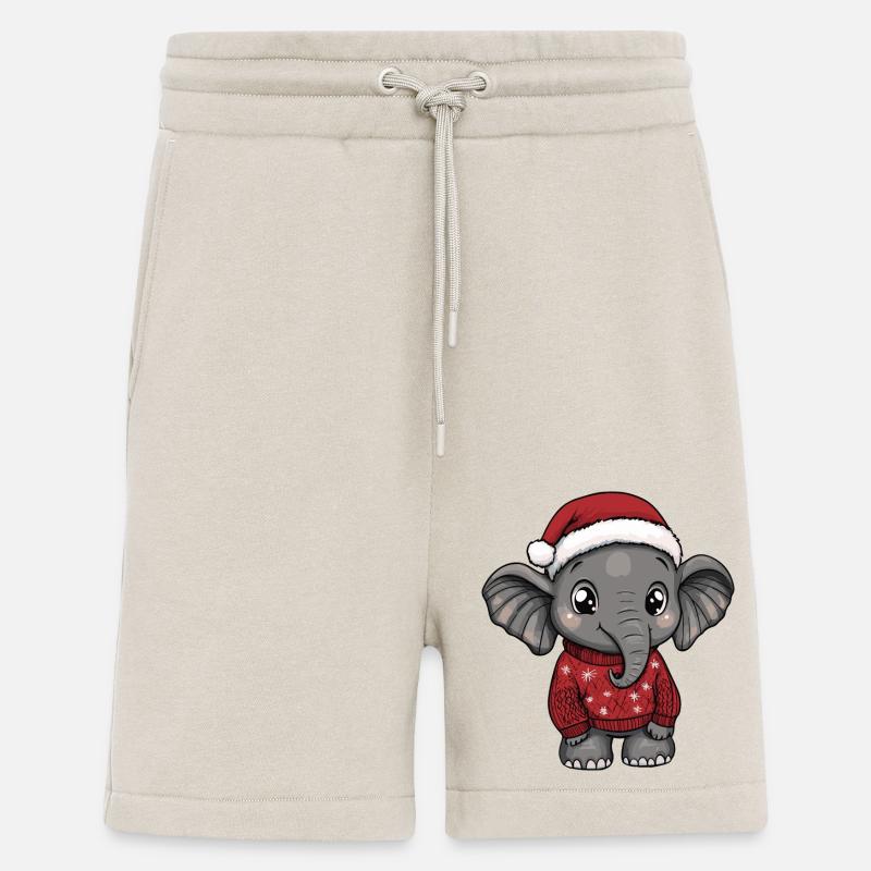 Elefant Weihnachten Comic - Shorts - made by SPREAD - WARM CLAY