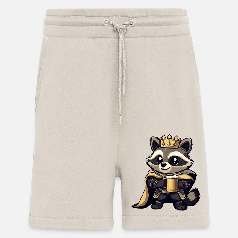 Waschbär Bier Lustig - Shorts - made by SPREAD - WARM CLAY