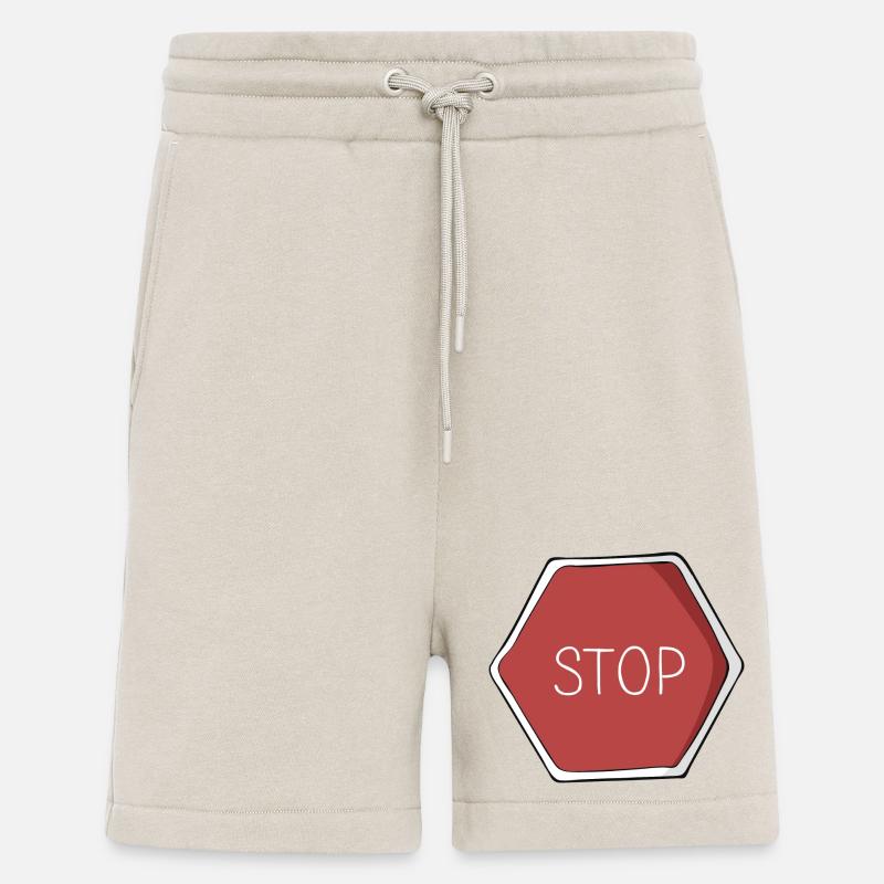 Stop - Short bio décontracté fabriqué en UE - WARM CLAY