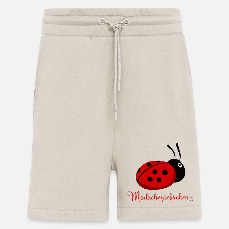 Modschegiebchen Marienkäfer Sächsisch Geschenkidee - Shorts - made by SPREAD - WARM CLAY
