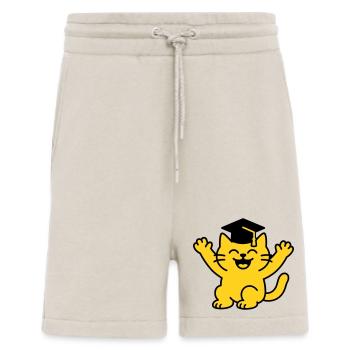 Bachelor Cat / Katzendiplom - Shorts - made by SPREAD - WARM CLAY - Vorne