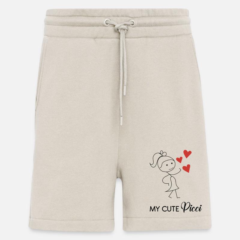 Süßes Mädchen mit kleinen Herzen - Shorts - made by SPREAD - WARM CLAY
