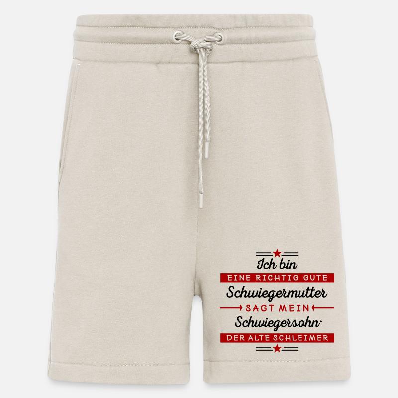 Je suis une bonne belle-mère - Short bio décontracté fabriqué en UE - WARM CLAY