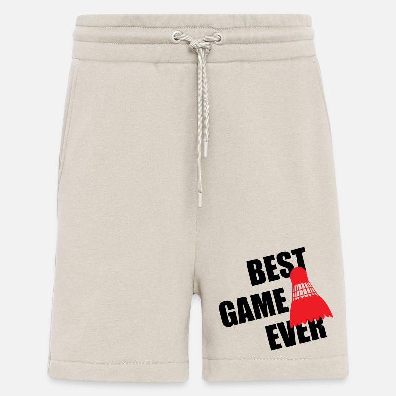 Badminton Best Game Ever - Shorts - made by SPREAD - WARM CLAY