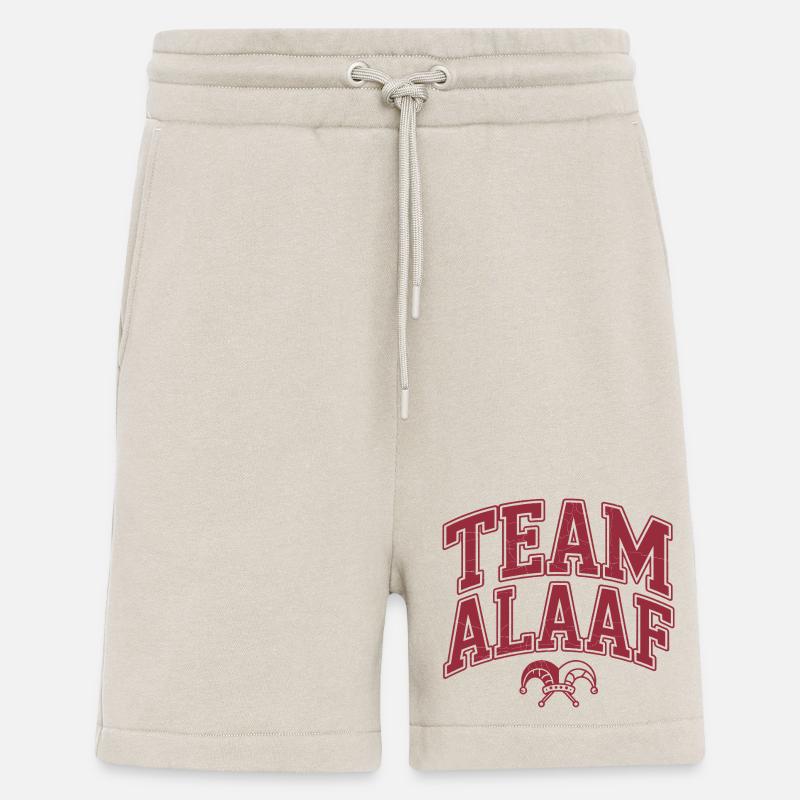 Équipe Alaaf - Carnaval de Cologne - Short bio décontracté fabriqué en UE - WARM CLAY