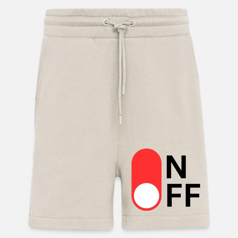ON/OFF mode - Shorts - made by SPREAD - WARM CLAY