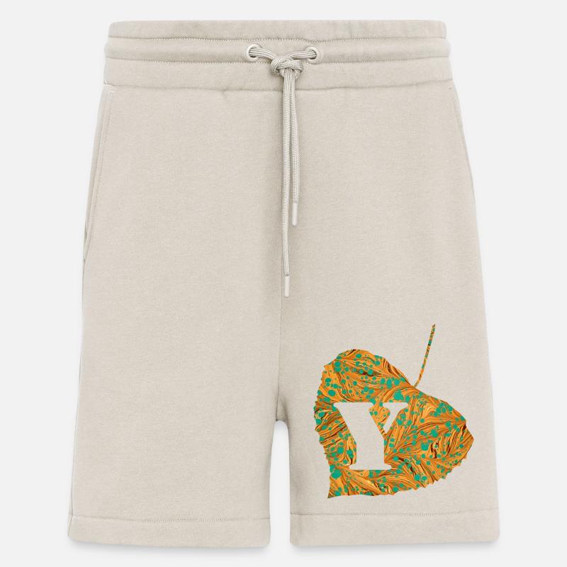 Feuille E 95 Y - Short bio décontracté fabriqué en UE - WARM CLAY