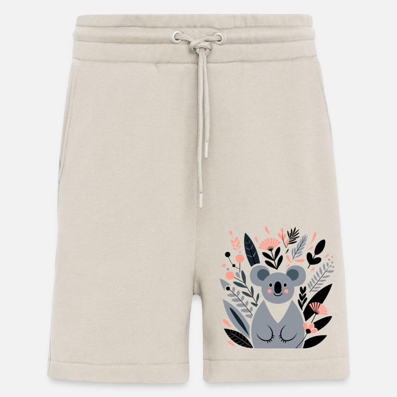 Koala mit Blumen - Shorts - made by SPREAD - WARM CLAY