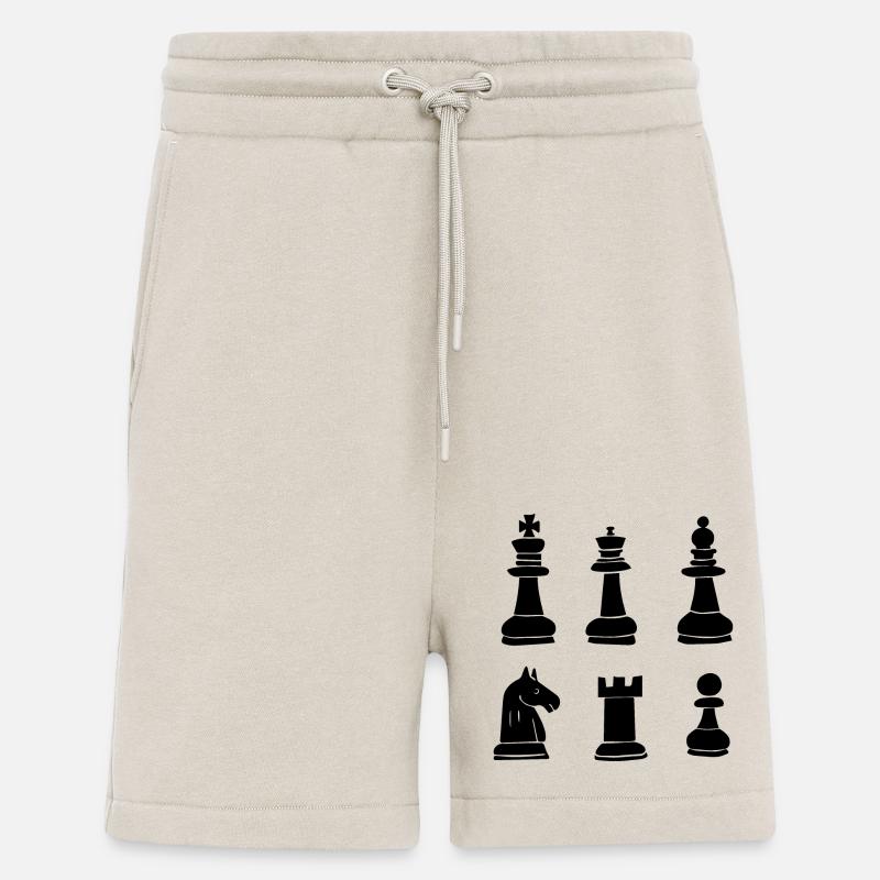 Schach Figuren - Shorts - made by SPREAD - WARM CLAY