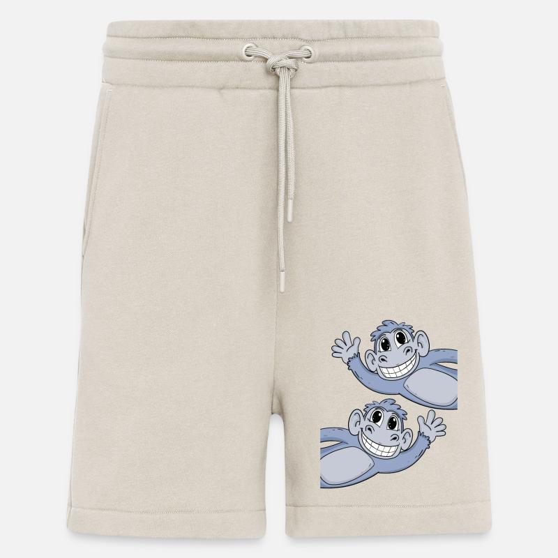 Monkey Monkeys - Shorts - made by SPREAD - WARM CLAY