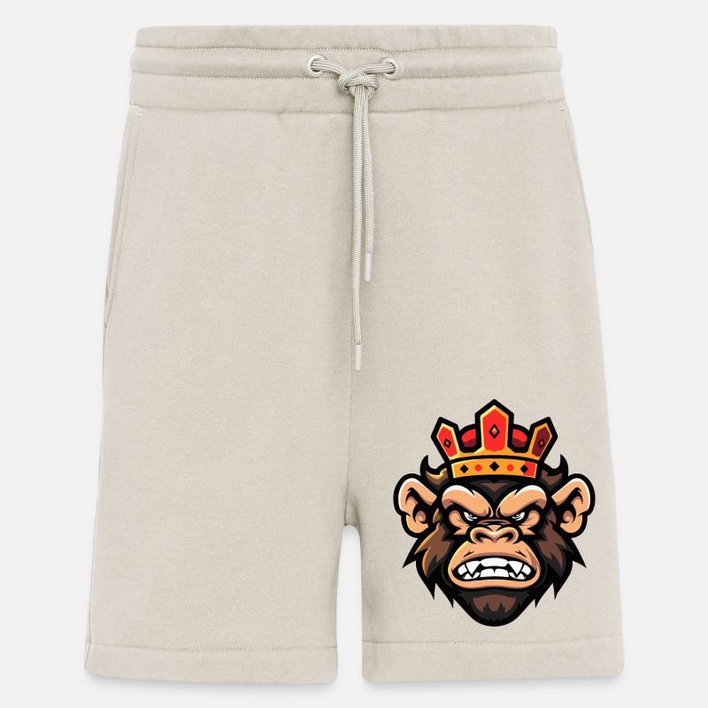 Monkey Head Crown - Shorts - made by SPREAD - WARM CLAY