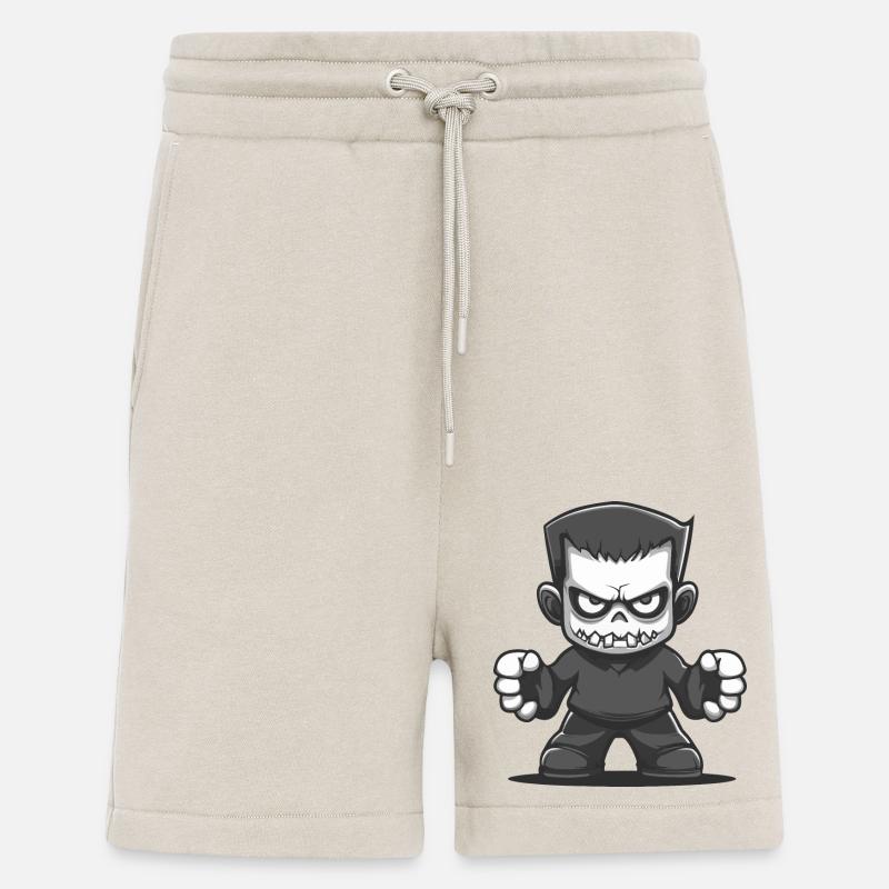 Zombie Halloween Comic - Shorts - made by SPREAD - WARM CLAY