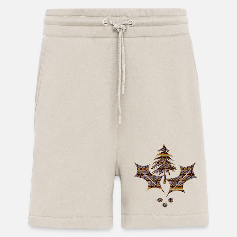 illustrations - Short bio décontracté fabriqué en UE - WARM CLAY