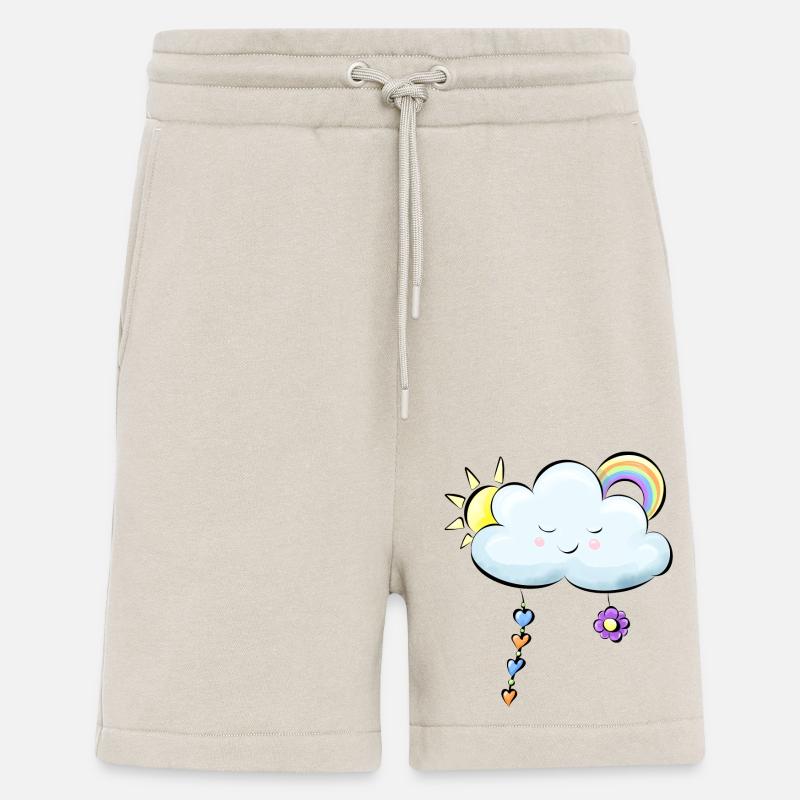blaues Wölkchen - Shorts - made by SPREAD - WARM CLAY