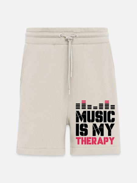 music is my therapy - Shorts - made by SPREAD - WARM CLAY
