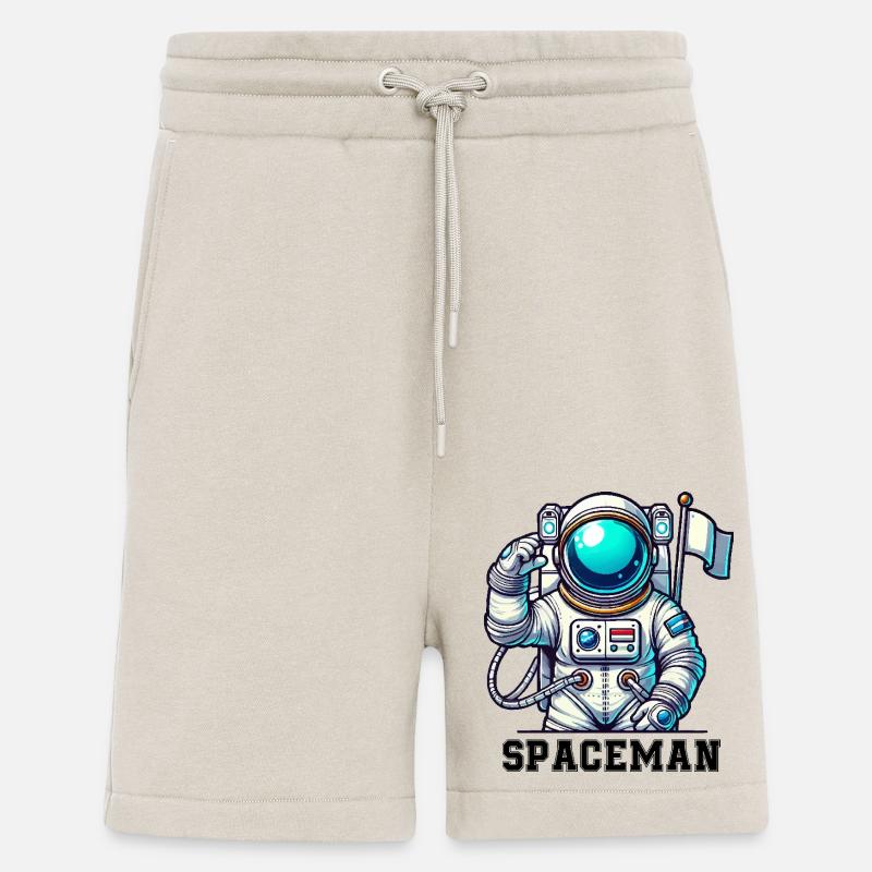 Spaceman Comic Astronaut - Shorts - made by SPREAD - WARM CLAY