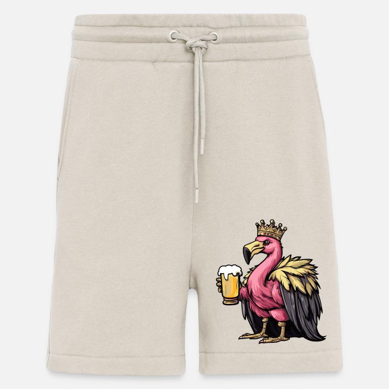 Flamingo Bier Lustig - Shorts - made by SPREAD - WARM CLAY