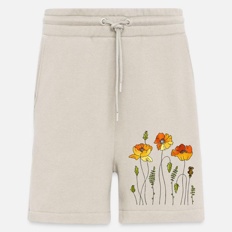 Fleur - Short bio décontracté fabriqué en UE - WARM CLAY