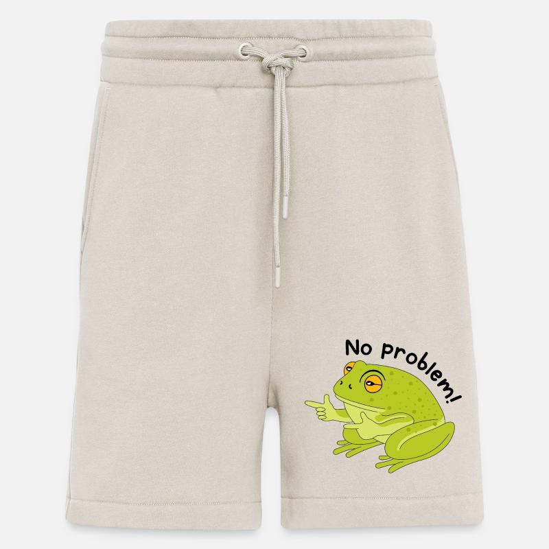 Grenouille pas de problème - Short bio décontracté fabriqué en UE - WARM CLAY
