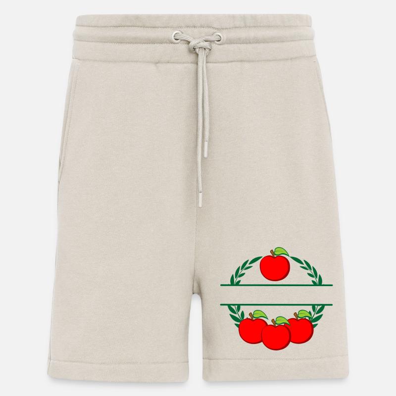 Äpfel im Lorbeerkranz rote Äpfel - Shorts - made by SPREAD - WARM CLAY