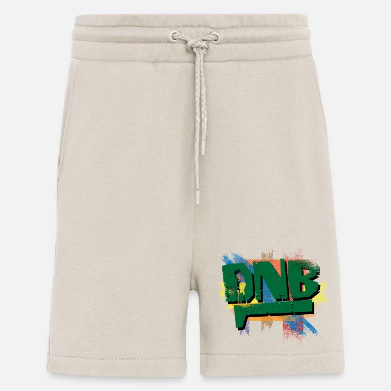 Explosion de graffitis DNB - Short bio décontracté fabriqué en UE - WARM CLAY