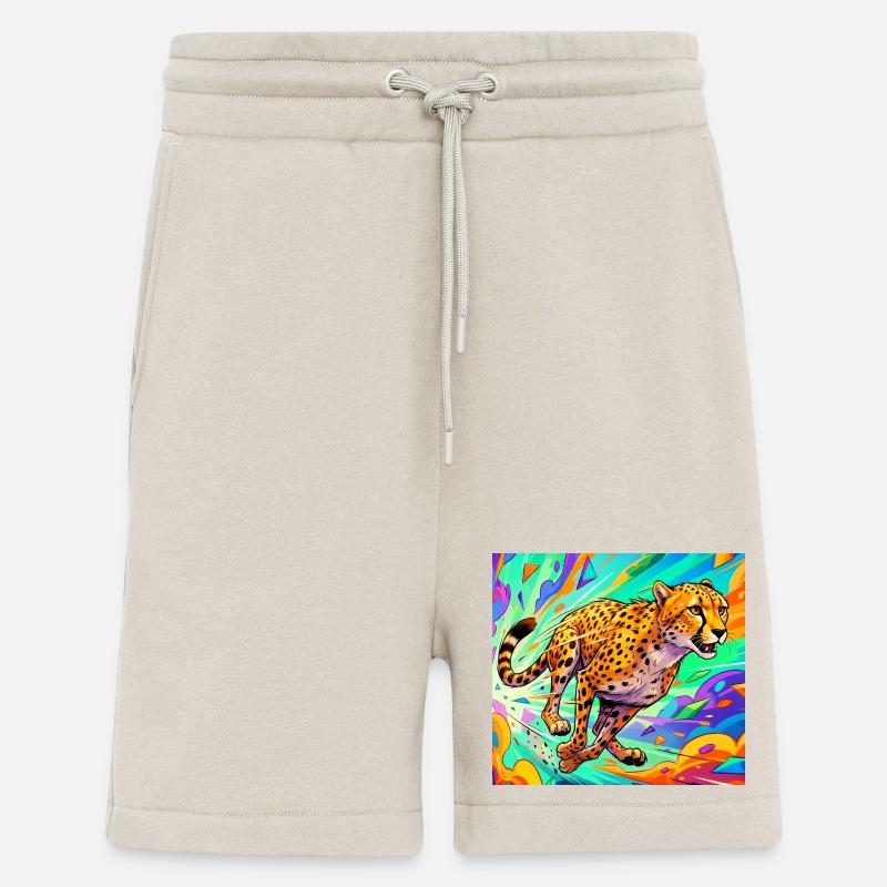 guépard - Short bio décontracté fabriqué en UE - WARM CLAY