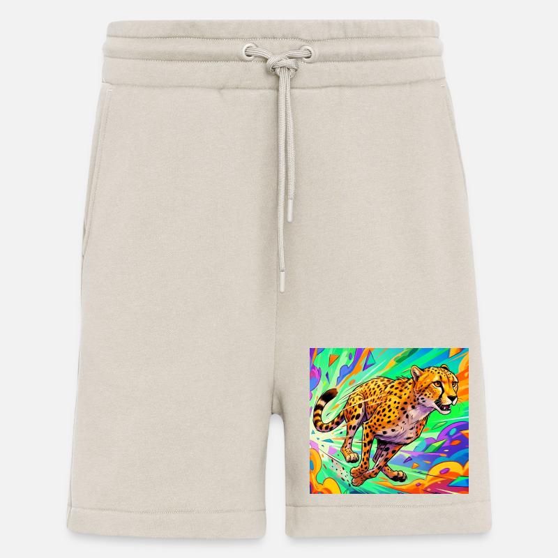 guépard - Short bio décontracté fabriqué en UE - WARM CLAY