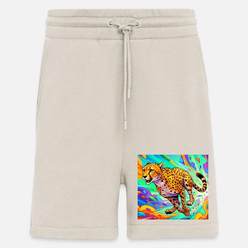 guépard - Short bio décontracté fabriqué en UE - WARM CLAY