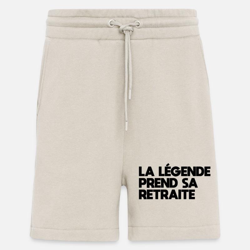 La Légende Prend Sa Retraite - Short bio décontracté fabriqué en UE - WARM CLAY