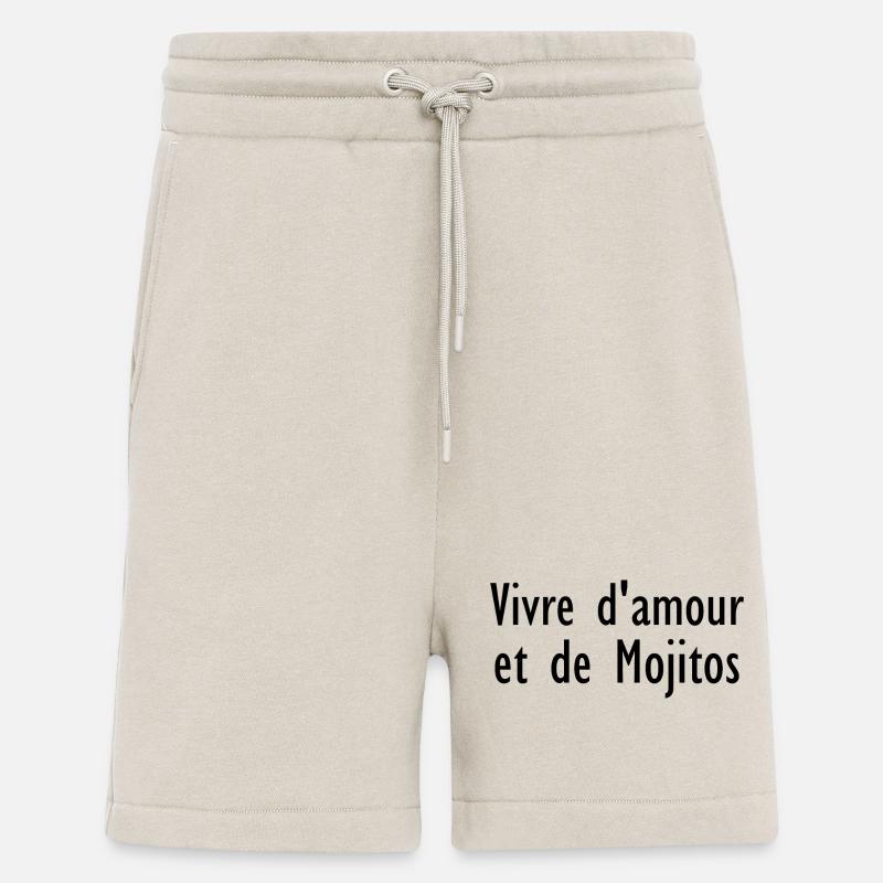 Leben von Liebe und Mojitos - Shorts - made by SPREAD - WARM CLAY