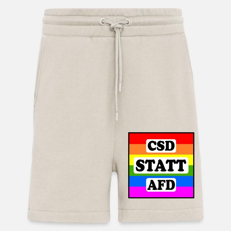 Csd statt afd - Shorts - made by SPREAD - WARM CLAY