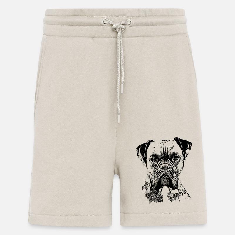 Deutscher Boxer Hund - Shorts - made by SPREAD - WARM CLAY