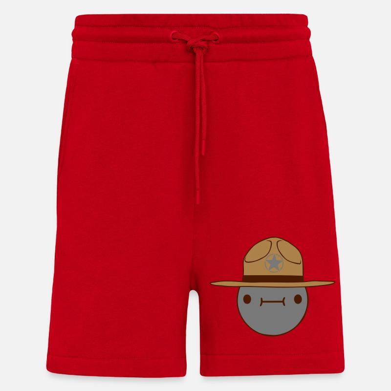 Design Sheriff Hut - Shorts - made by SPREAD - Rot