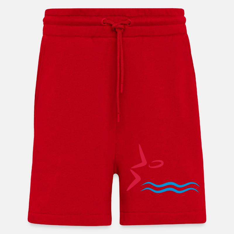 schwimmen - Shorts - made by SPREAD - Rot