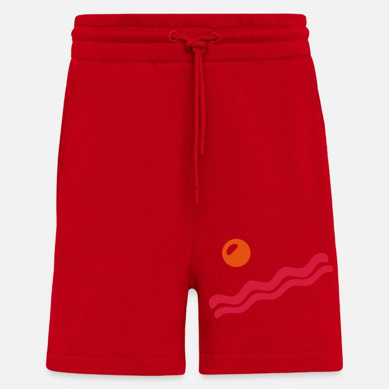 Breakfast - Shorts - made by SPREAD - red