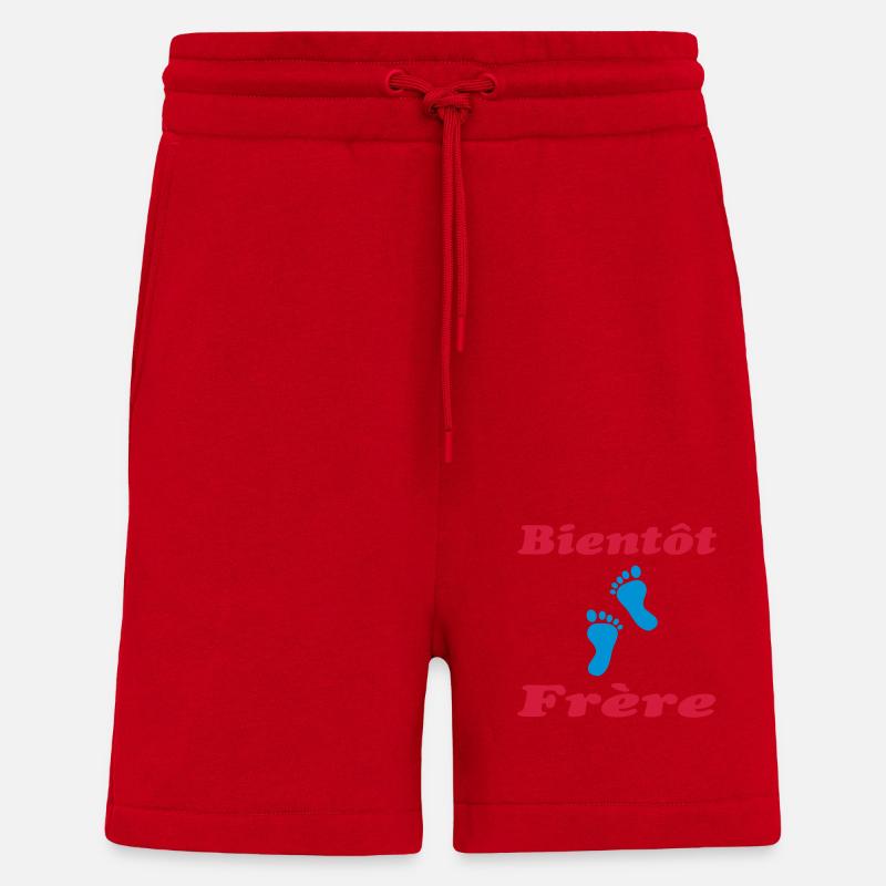 Bald ein Bruder - Shorts - made by SPREAD - Rot